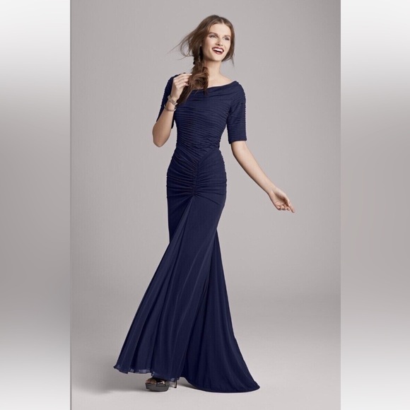 TADASHI SHOJI Indigo Gown - Picture 3 of 3